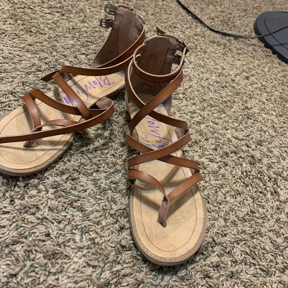 Brown summer sandals
